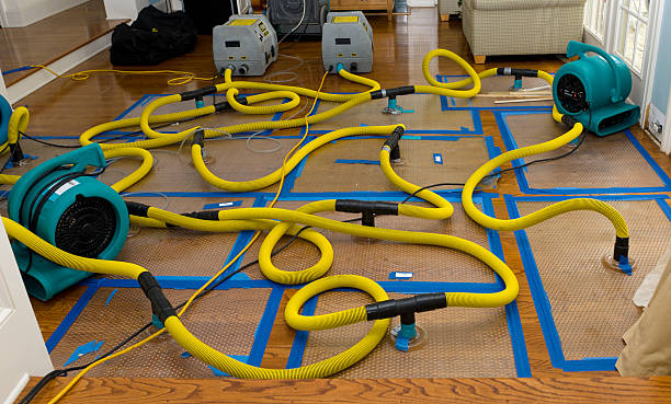Professional Crawl Space Water Removal technician working in Taft, CA